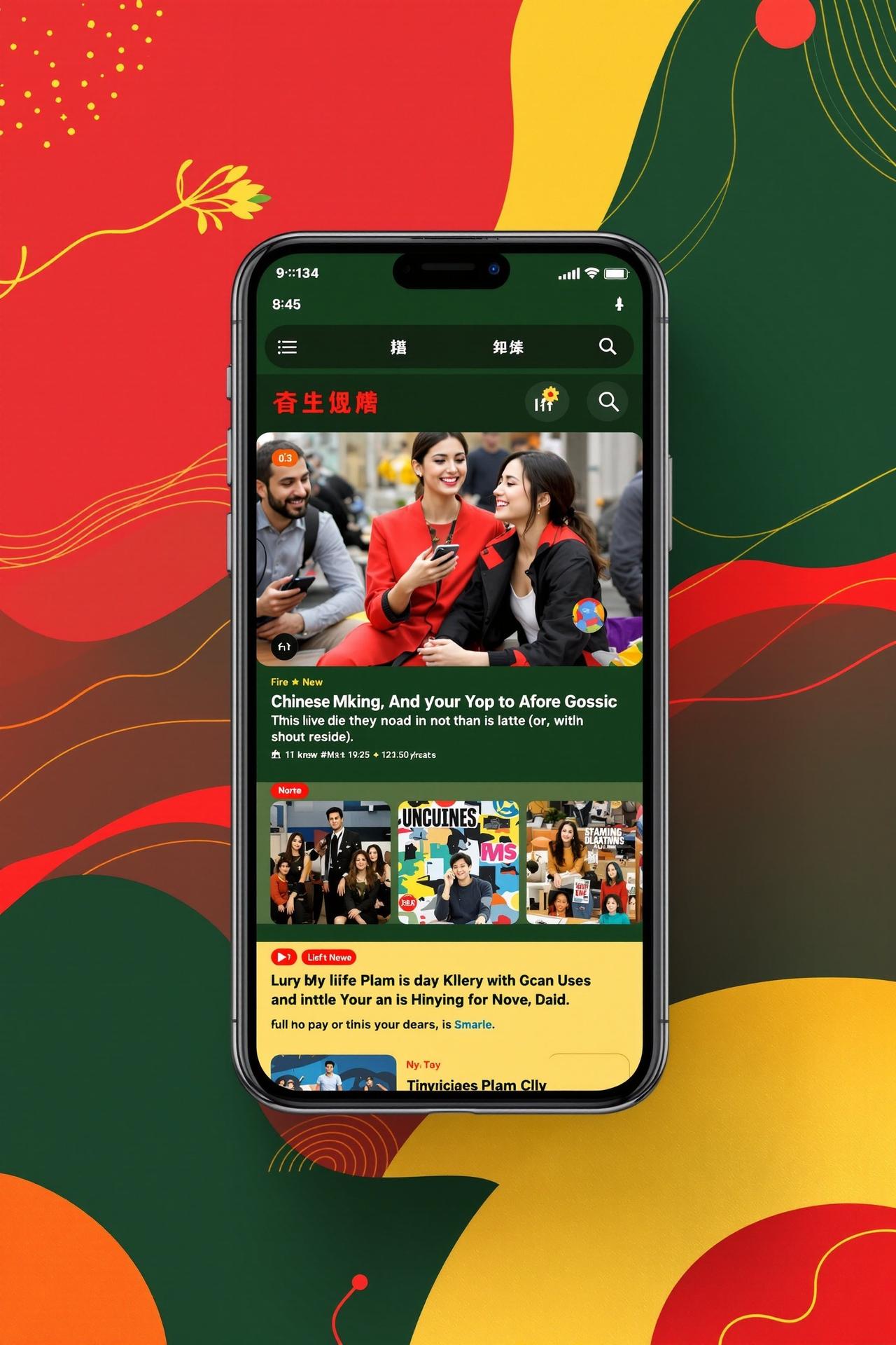 55吃瓜APP界面预览